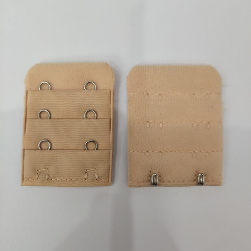 Ozina wholesale stainless steel three rows and two buckles extension buckle 3 rows and two buckles 3.8cm bra extension buckle underwear buckle