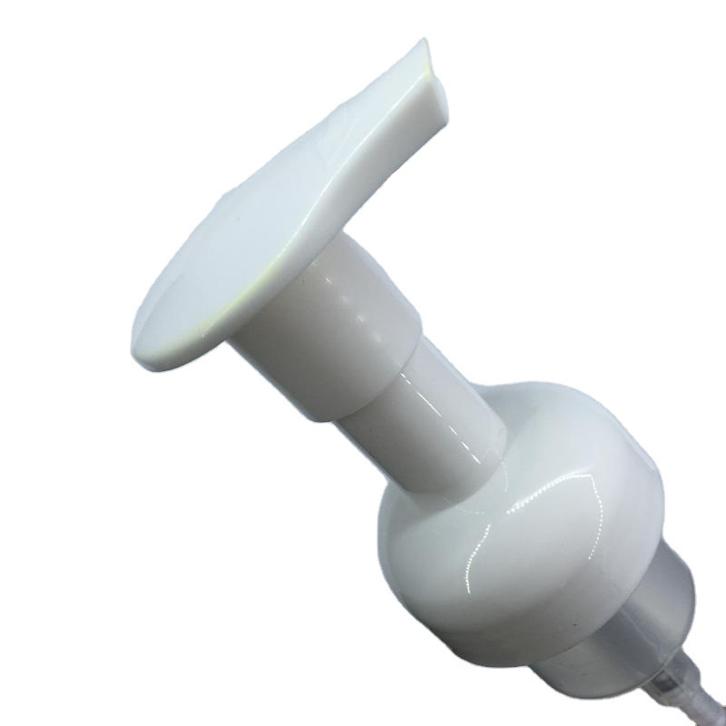 40牙泡沫泵婴儿沐浴露泡沫泵左右锁润肤洗手液塑料按压泡泡泵头