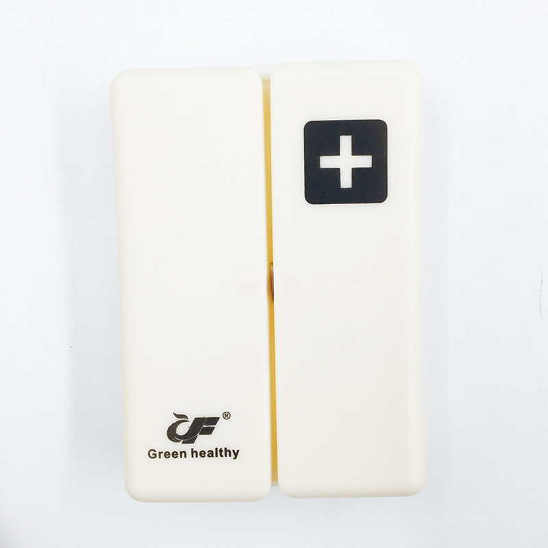 Compartimento magnético plegable caja de la píldora Estilo nórdico 7 rejilla caja de la salud para una semana hogar portátil imán plegable caja de la píldora