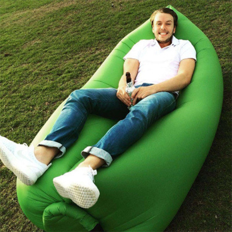 Factory Lazy Inflatable Sofa Camping Inflatable Bed Beach Portable Air Sofa Bed Outdoor Inflatable Sofa Mattress