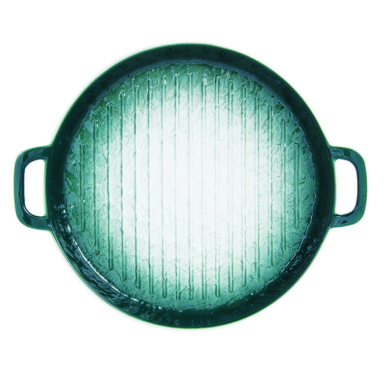 INS nórdico creativo placa de cerámica Home Hotel personalizado binaural fruta Placa de postre pastel placa japonesa