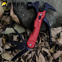 Multifunctional sheep foot hammer, stainless steel multifunction hammer, portable outdoor camping home use tool hammer, wholesale