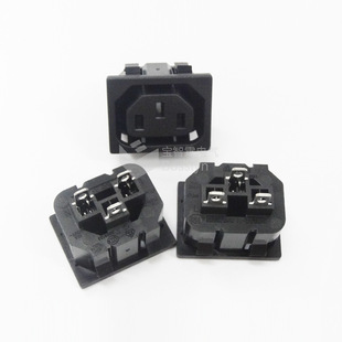IEC-C13 card power socket product Word Power C13 female plug 10A chassis cabinet AC power socket