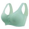 Latex underwear for pregnant, supporting comfortable wireless bra for breastfeeding, front lock, plus size