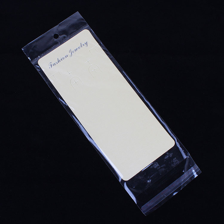 厂家直销  包装饰品透明opp袋子9*26.5cm 内空9*21.5cm带挂带胶