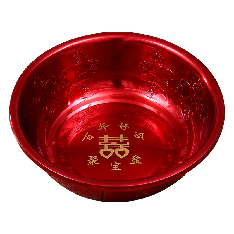 Boda cuenca de la boda de las mujeres de acero inoxidable engrosada lavabo novia boda cuenca suministros de la boda al por mayor