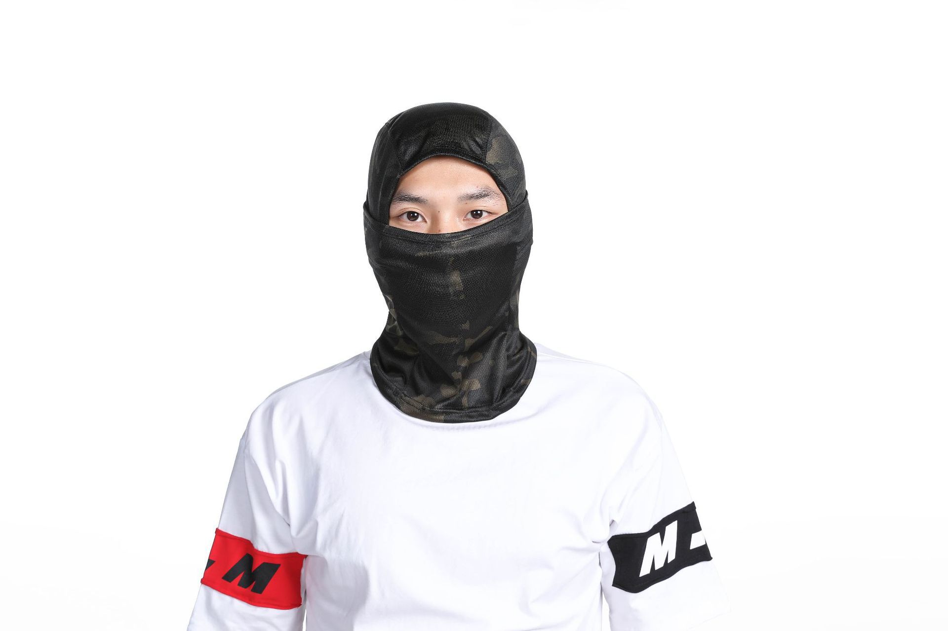 Camuflaje táctico sombrerería protección solar al aire libre anti-Arena camuflaje máscara de equitación caliente equipo táctico