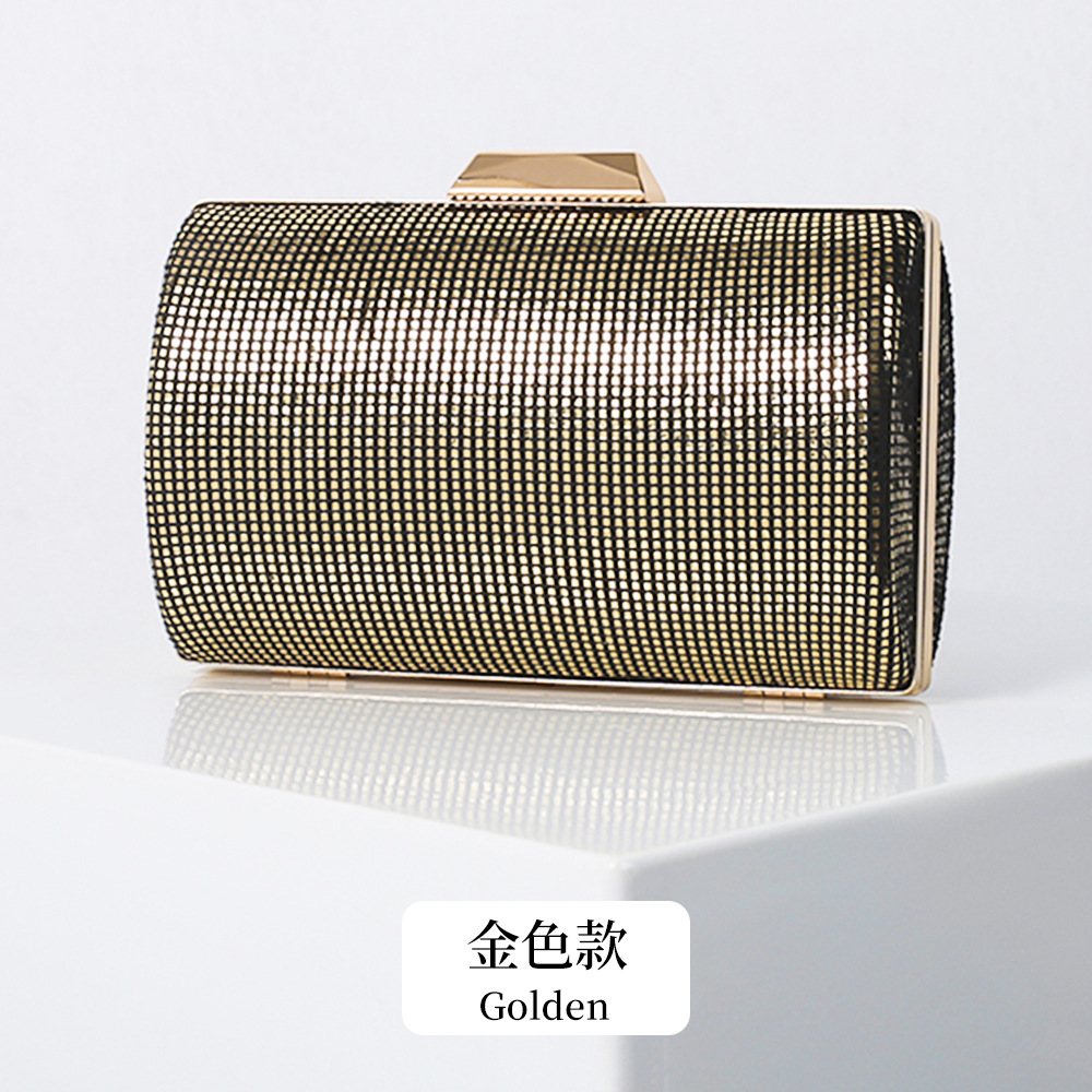 Nueva PU de las mujeres bolso de noche elegante bolso de Noche del arco iris del embrague del todo-fósforo hombro bolsa de la cadena de entrega transfronteriza