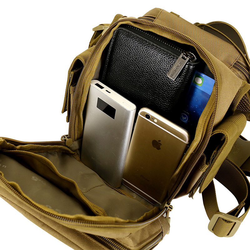 Precio de fábrica suministro versión mejorada bolsa de pierna táctica al aire libre ventiladores militares equipo bolsa de cintura bolsa de pesca multi-color opcional bolsa de cintura motorizada