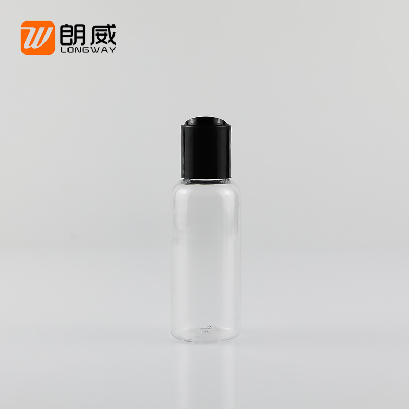 Longwei 50ml hombro redondo cubierta Qianqiu cosméticos viajes botella de loción portátil puro Rocío PET sub-botella Qianqiu botella de la cubierta