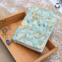 Money Li Bouquet Brocade Handmade Fabric Book Cover Notebook Fabric Bookbinding Handmade Diary A5A6 Adjustable Book Cover