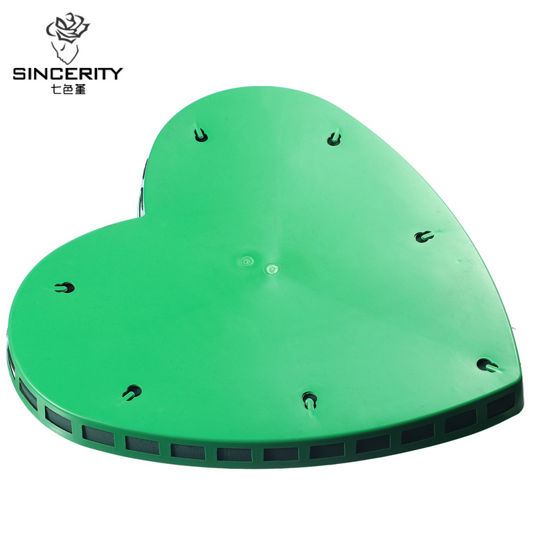 Flor de barro boda coche flor de barro con ventosa arreglo floral rectangular en forma de corazón en forma de V flor barro decoración suministros