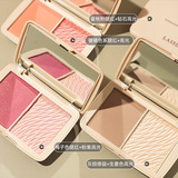 LAISLY莱斯乐 Двухцветный хайлайтер для контуринга, румяна, матовая трехмерная жемчужная пудра для многоразового использования