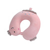 Cartoon cute neck pillow for sleep with animals, airplane for traveling, unicorn, with neck protection