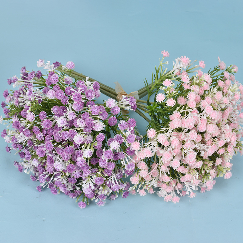 Artificial mango ramo estrellado ramo de flores de plástico boda accesorios de fotografía decoración del hogar flor falsa fábrica al por mayor