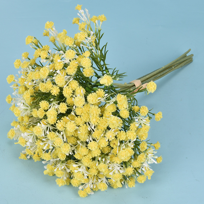 Artificial mango ramo estrellado ramo de flores de plástico boda accesorios de fotografía decoración del hogar flor falsa fábrica al por mayor