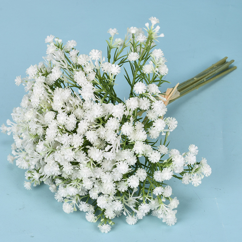 Artificial mango ramo estrellado ramo de flores de plástico boda accesorios de fotografía decoración del hogar flor falsa fábrica al por mayor