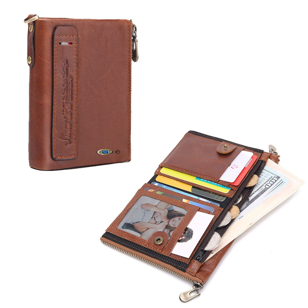 Protective wallet, retro capacious protective bag for leisure, (Cross-border trading), genuine leather