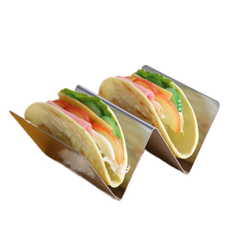 Suministro directo de fábrica Amazon transfronterizo de acero inoxidable mexicano Pancake tacoholder Pancake rack al por mayor