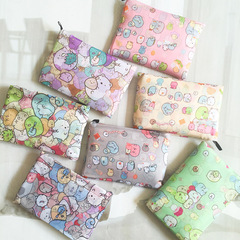 Guangzhou 210D folding environmentally friendly shopping bag cartoon corner creature Snoopy vest bag portable large size