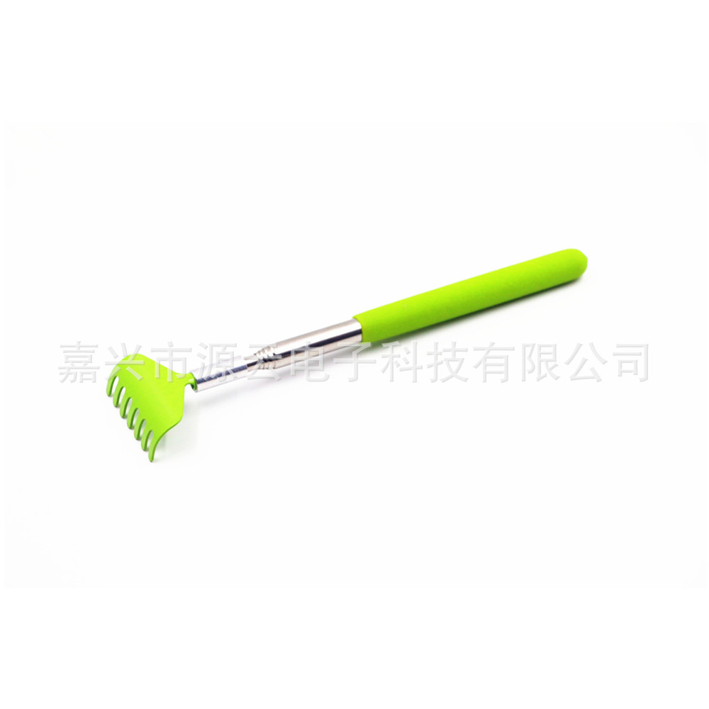 Ajustable Logo de alta calidad Acero inoxidable telescópica scratcher ancianos feliz no pidiendo a la gente cosquillas masaje herramienta