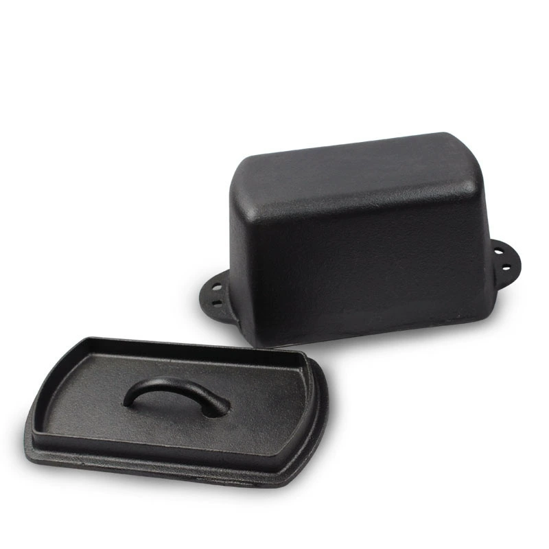  cast iron pot uncoated pig iron rectangular toast cake bread mold DIY oven toast mold