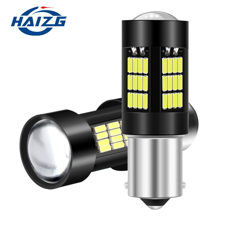 HAIZG Новый 1157 стоп-сигнал 4014-57smd светодиодный супер яркий 1156 фонарь заднего хода T20 задняя лампа