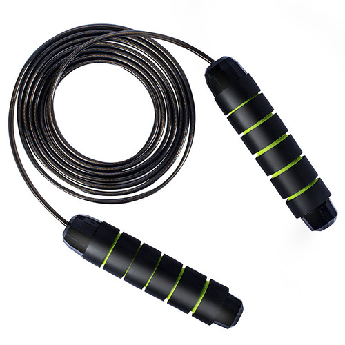 Factory Direct Sale Cross-Border Amazon Steel Wires Jump Rope for Students College Entrance Examination Competition Fitness Equipment Weighted Jump Rope