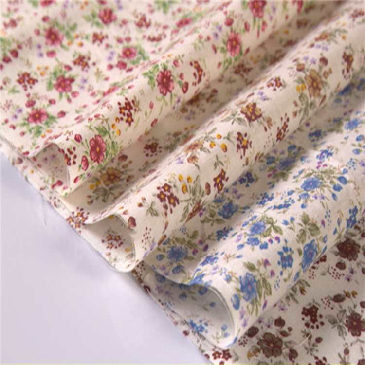 全棉印花布 睡衣玩具鞋子等面料 衣服里布 舒适透气田园风