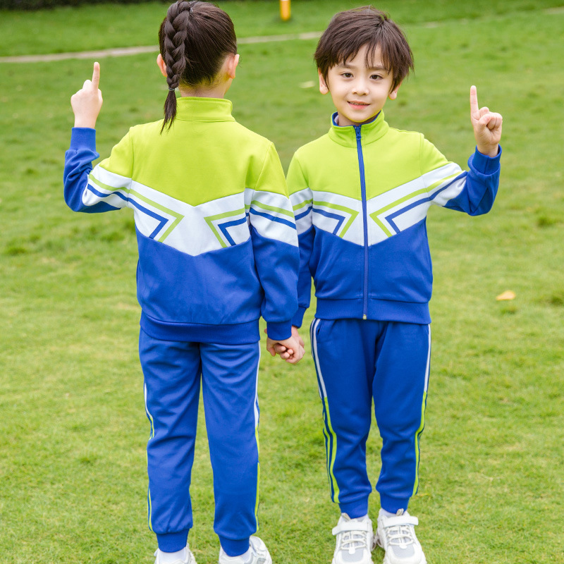 Uniforme escolar para estudiantes de primaria traje de primavera y otoño ropa maestro ropa para niños ropa de clase deportiva otoño jardín de infantes Ropa de jardín traje de dos piezas