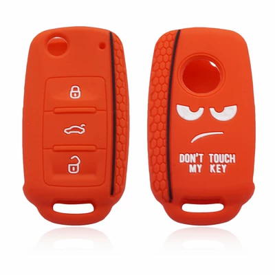Suitable for car Volkswagen remote Static Rod/Key Bag - red-black-line