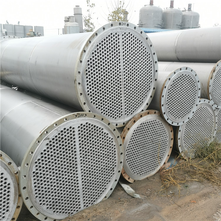 供应二手不锈钢列管冷凝器  10平方50平方100平方冷凝器价格