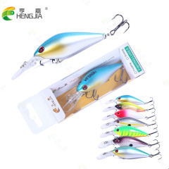 HENG JIA Hengjia fishing gear boxed lure 8CM8.5G plastic fishing gear fake bait rock bait