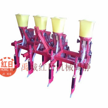 4行精密施肥玉米播种机   红日机械黄豆播种机    玉米施肥播种机