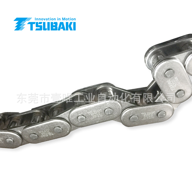 日本原厂椿本5分单排RF50-SS-1工业直板输送链条节距15.875mm