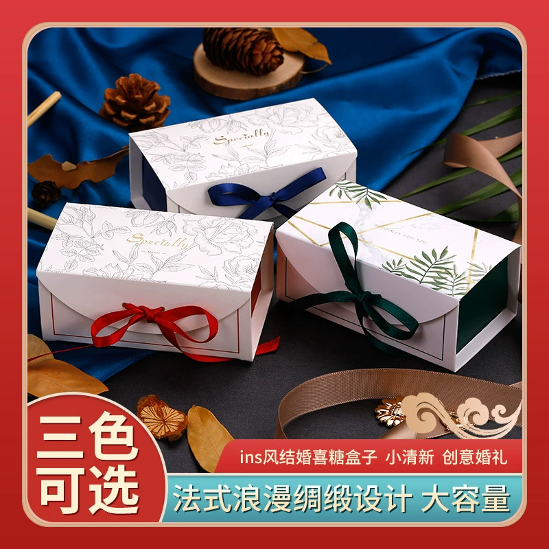 Новая коробка конфет Мори позолота Западная Свадебная коробка конфет маленькая красная книга рекомендую подарочную коробку большой размер сигаретная коробка конфет