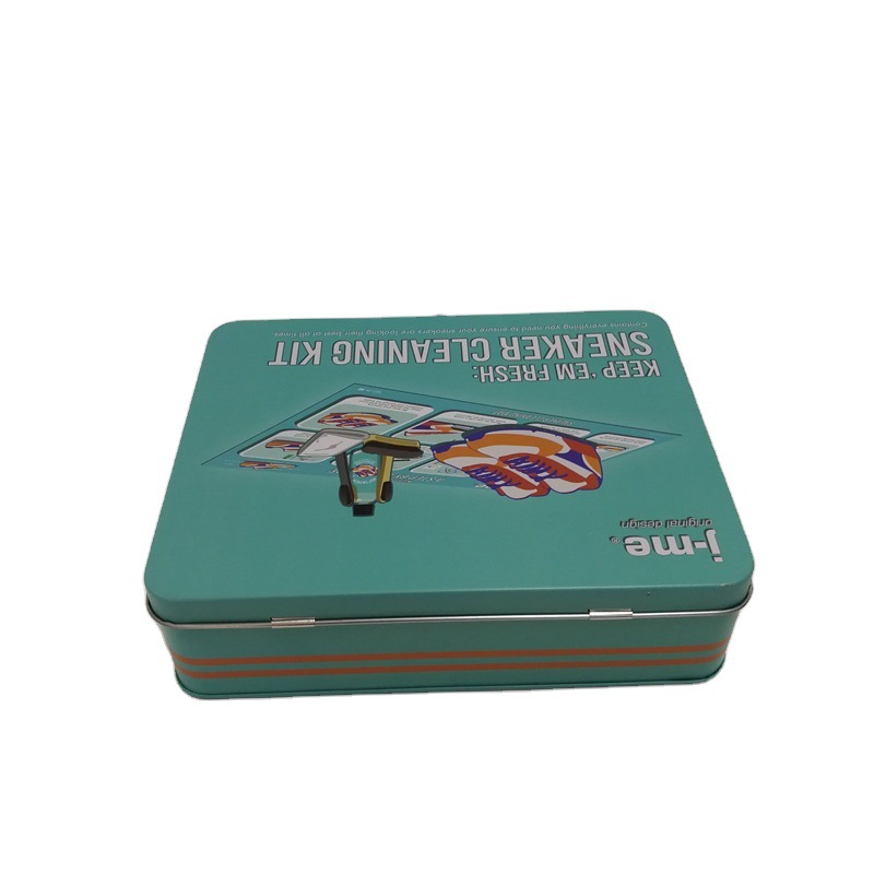 Caja de Hojalata para Betún de Calzado Rectangular con Cierre image 4