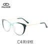 Retro glasses, lens, suitable for import, European style, cat's eye, optics