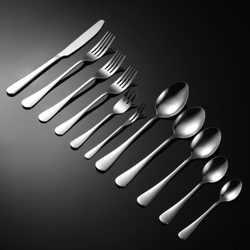 Iron 1010 series stainless steel tableware Western food knife and fork snack fork fruit fork steak knife salad hotel gift