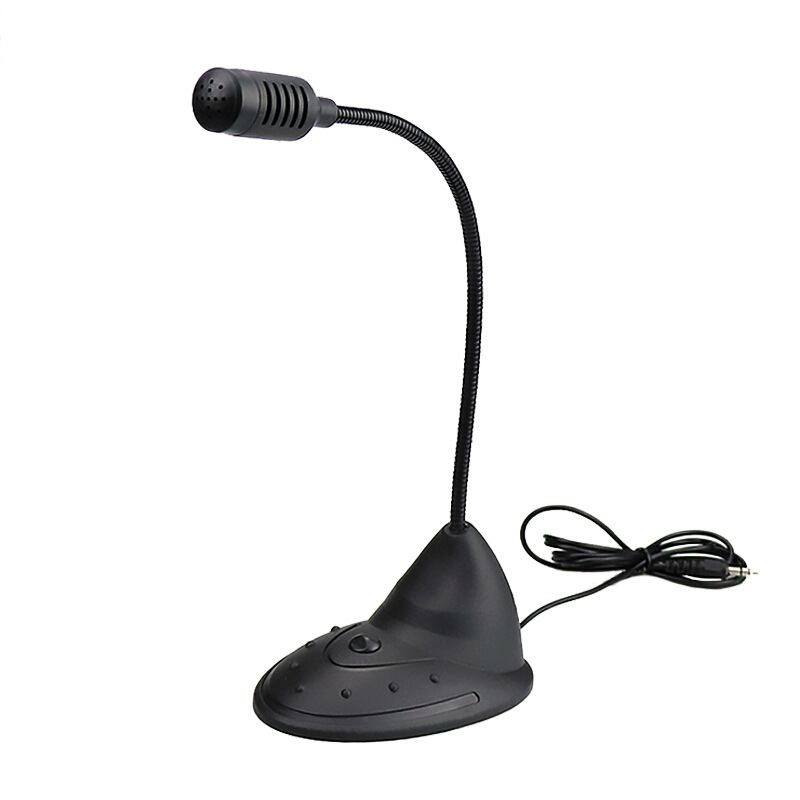 Small Microphone K Song Voice Chat Conference Laptop Desktop Microphone 3.5mm Microphone Small Mi
