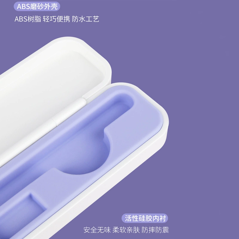 Apple Pencil Storage Case (Apple Pencil 1/2) — Multi‑Function Pen Box, Lilac & Dark Night Green