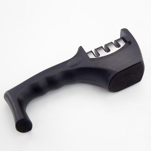 Knife sharpener, whetstone, whetstone, manual knife sharpener, household knife sharpener, three-stage knife sharpener