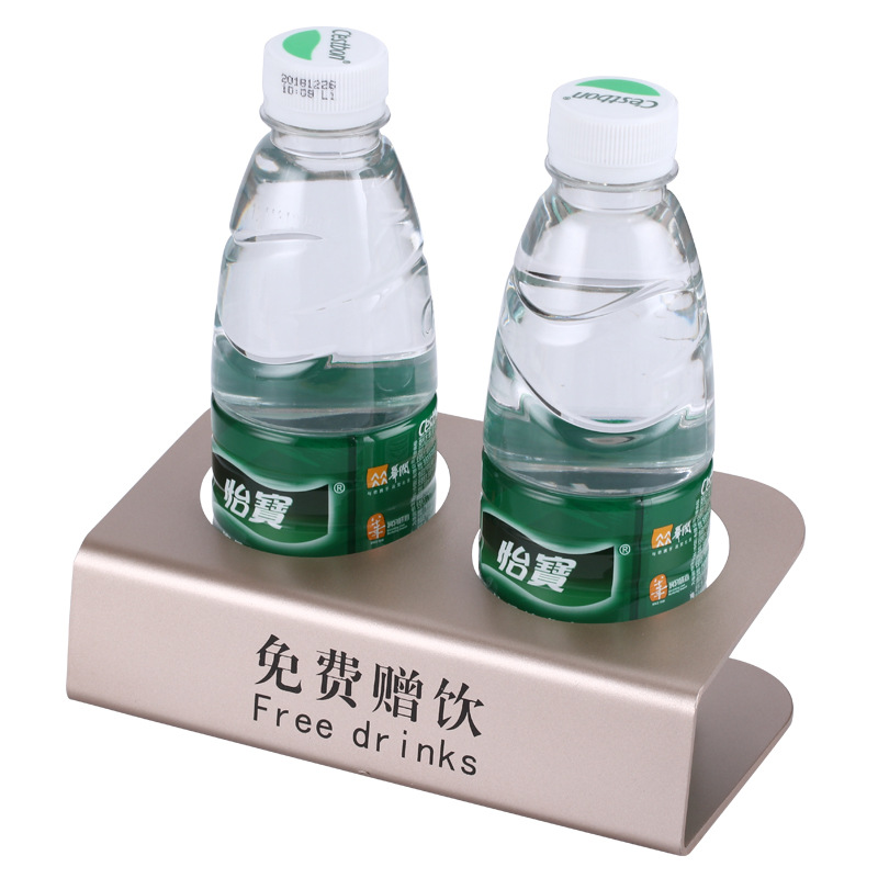 Estante para beber de la habitación del hotel asiento de agua mineral ABS Estante para beber gratis Estante para beber B & B suministros para hoteles