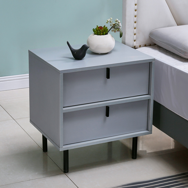 Modern Simple Minimalist Bedside Table for Bedroom Storage and Organization, Small House Personality Ins Manufacturer