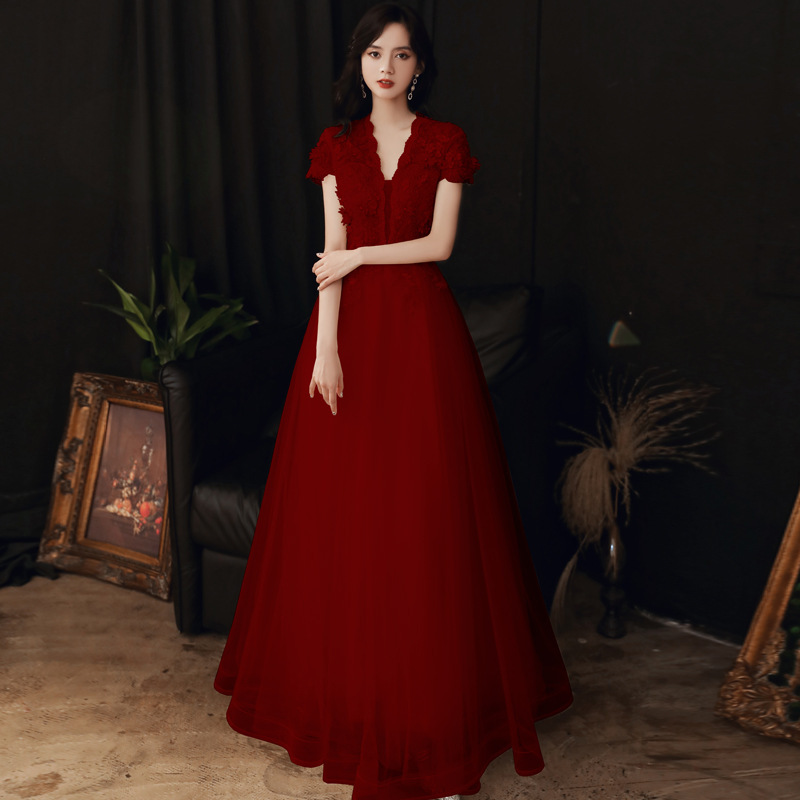 Vestido de noche largo y sexy para mujer, estilo bosque de ensueño, color champán, ideal para banquetes y eventos, novedad 2025.