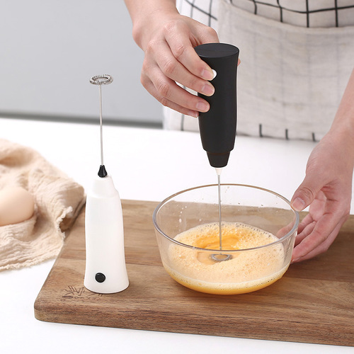 New handheld stainless steel electric egg beater milk tea coffee stirrer portable baking mini milk beater