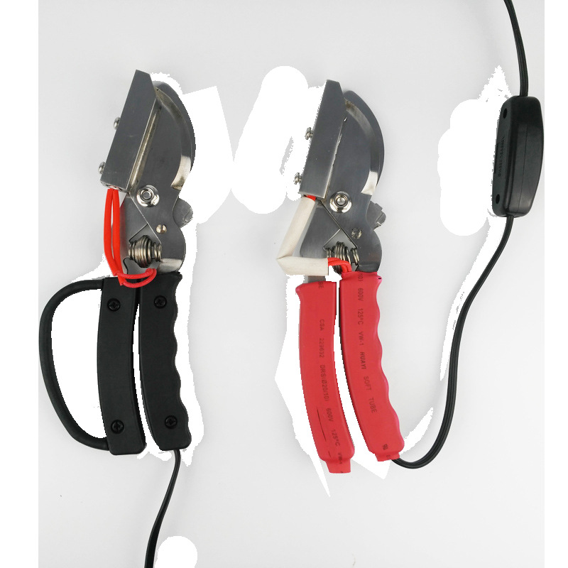 Pinzas eléctricas para cortar la cola de cerdos, pinzas para cortar la cola de cerdos, pinzas para quitar la cola de cerdos en granjas porcinas, interruptor hemostático, pinzas anti-fugas