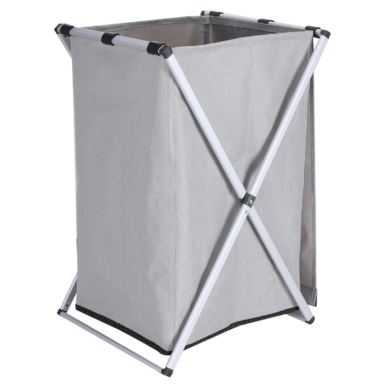 Cesta de lavandería plegable transfronteriza Paño de Oxford con cubierta Caja de lavandería Cesta de almacenamiento de lavandería portátil Cesta de lavandería