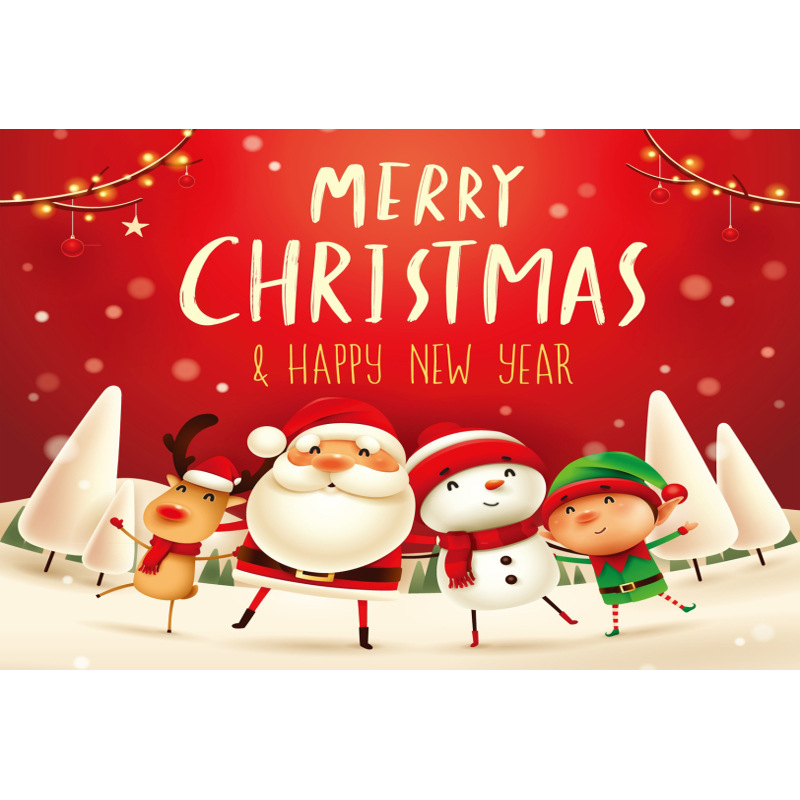 Transfronterizo de navidad de edad avanzada dormitorio rojo alfombra de noche sala de estar sofá alfombra de piso casa 3D impreso puerta estera del pie