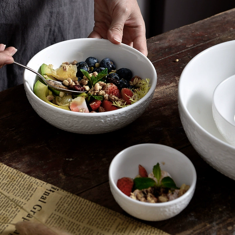 Керамическая миска Alice Bowl в форме домика, столовая посуда, скандинавский стиль, простая круглая однотонная, для супа и лапши, креативная салатная/рисовая миска, можно изготовить на заказ